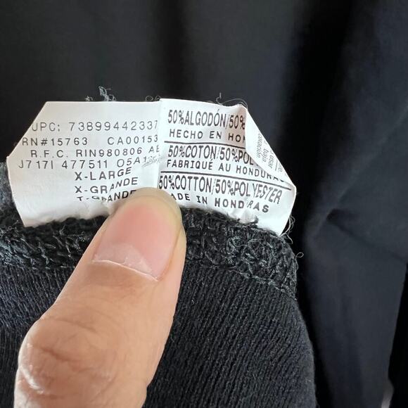 BAG HUM PUG Sweater Size XLarge Christmas Black Long Sleeve - Picture 6 of 7